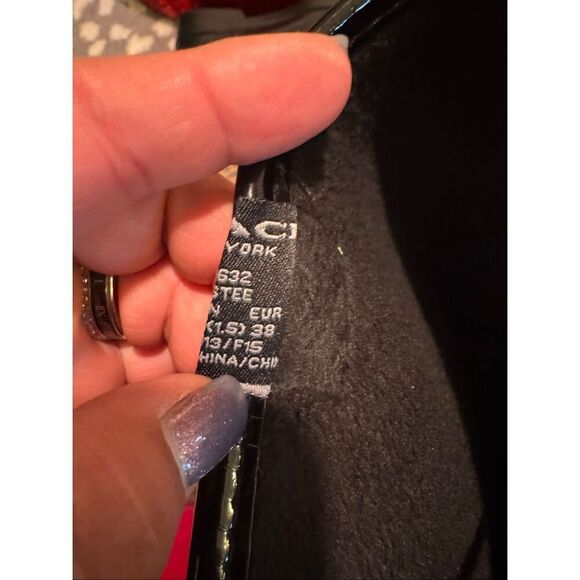 Sz 7.5/38 EUR Coach tristee lace up leopard animal print rain snow boots - Picture 12 of 13